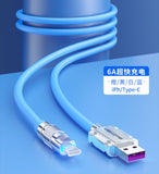 WEKOME维品特 Type-C快充数据线 白色/黄色 Wingle Type-C Super F Charging Cable 6A