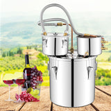 5/10 加仑 22/38 L 水酒精蒸馏器，适用于 DIY 威士忌-5 加仑 5/10 Gal 22/38 L Water Alcohol Distiller for DIY Whisky-5 Gal