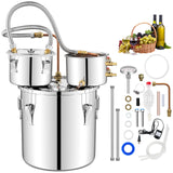 5/10 加仑 22/38 L 水酒精蒸馏器，适用于 DIY 威士忌-5 加仑 5/10 Gal 22/38 L Water Alcohol Distiller for DIY Whisky-5 Gal