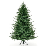 预亮圣诞树，配有 280 颗暖白色 LED 灯和 8 种照明模式 - 6 英尺 Pre-lit Christmas Tree with 280 Warm White LED Lights and 8 Lighting Modes-6ft