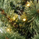4 英尺预装盆栽圣诞树松针 4 Feet Pre-Lit Potted Christmas Tree Pine Needles