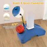 4 合 1 可调节儿童篮球框带环抛粘球 4-In-1 Adjustable Kids Basketball Hoop with Ring Toss Sticky Ball