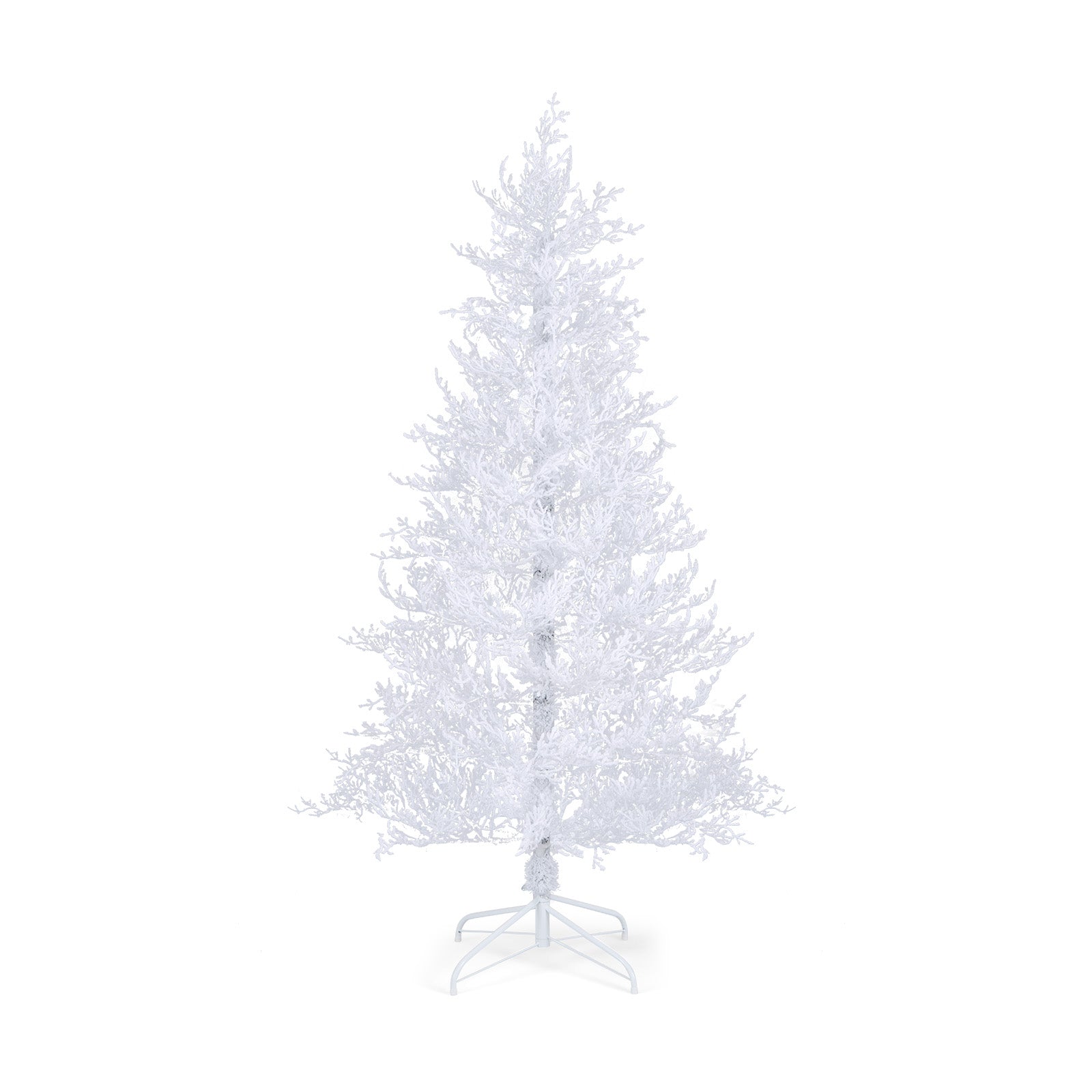 6 英尺人造圣诞树，带 383 个 PE 树枝尖和 300 个 LED 灯 6 Feet Artificial Xmas Tree with 383 PE Branch Tips and 300 LED Lights