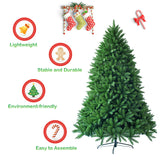 7.5 英尺不发光人造圣诞树，树枝尖 1968 年 7.5 Feet Unlit Artificial Christmas Tree with 1968 Branch Tips