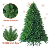 7.5 英尺不发光人造圣诞树，树枝尖 1968 年 7.5 Feet Unlit Artificial Christmas Tree with 1968 Branch Tips