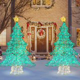 4 英尺发光人造圣诞树，配有 520 个 LED 灯和顶星 4 Feet Lighted Artificial Christmas Tree with 520 LED Lights and Top Star