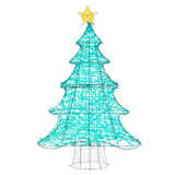 4 英尺发光人造圣诞树，配有 520 个 LED 灯和顶星 4 Feet Lighted Artificial Christmas Tree with 520 LED Lights and Top Star