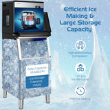 353 磅/24 小时分体式商用制冰机，带 198 磅储物箱 353LBS/24H Split Commercial Ice Maker with 198 LBS Storage Bin