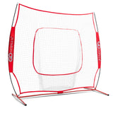 便携式练习网套件带3个手提袋-红色 Portable Practice Net Kit with 3 Carrying Bags-Red