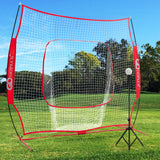 便携式练习网套件带3个手提袋-红色 Portable Practice Net Kit with 3 Carrying Bags-Red