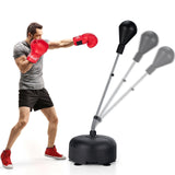 成人和儿童可调节独立式沙袋带拳击手套 Adjustable Freestanding Punching Bag with Boxing Gloves for Adults and Kids