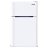 3.2 立方英尺紧凑型不锈钢冰箱 - 白色 3.2 cu ft. Compact Stainless Steel Refrigerator-White