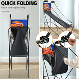 可折叠单杆篮球街机游戏，带电子记分器和篮球 Foldable Single Shot Basketball Arcade Game with Electronic Scorer and Basketballs