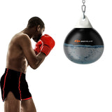 18 英寸 110 磅重冲水水包带可调节金属链 - 黑色 18 Inch 110 Pound Heavy Punching Water Aqua Bag with Adjustable Metal Chain-Black
