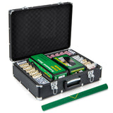 600 片扑克筹码套装 14 克 Claytec 筹码带便携包 - 黑色 600-Piece Poker Chip Set 14 Gram Claytec Chips with Carrying Case-Black