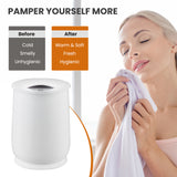 20L自动关闭浴室毛巾加热器-白色 20L Bathroom Towel Warmer with Auto Shut-White