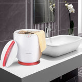带自动关闭功能的台面毛巾加热器桶 粉色 Countertop Towel Warmer Bucket with Auto Shut Off-Pink