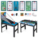 14 合 1 组合游戏桌套装 带足球的多功能游戏桌 14-in-1 Combo Game Table Set Multi Game Table with Foosball