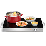 22 x 14 英寸可调温度电热盘加热盘洗碗机 22 x 14 Inch Electric Warming Tray Hot Plate Dish Warmer with Adjustable Temperature