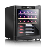 21 瓶压缩机酒柜冰箱带数字控制 21 Bottle Compressor Wine Cooler Refrigerator with Digital Control