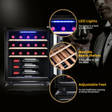 21 瓶压缩机酒柜冰箱带数字控制 21 Bottle Compressor Wine Cooler Refrigerator with Digital Control