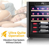 21 瓶压缩机酒柜冰箱带数字控制 21 Bottle Compressor Wine Cooler Refrigerator with Digital Control