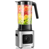 1500W 5 速台面冰沙搅拌机，带 5 个预设和 68 盎司 Tritan 罐-银色 1500W 5-Speed Countertop Smoothie Blender with 5 Presets and 68oz Tritan Jar-Silver