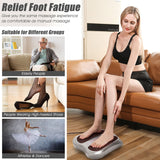 指压加热电动揉捏足背按摩器-银色 Shiatsu Heated Electric Kneading Foot and Back Massager-Silver