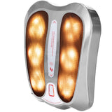 指压加热电动揉捏足背按摩器-银色 Shiatsu Heated Electric Kneading Foot and Back Massager-Silver