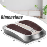 指压加热电动揉捏足背按摩器-银色 Shiatsu Heated Electric Kneading Foot and Back Massager-Silver