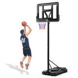 9位可调高度的便携式篮球框 Portable Basketball Hoop with 9-Position Adjustable Height