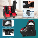 指压揉捏滚动振动加热足部按摩器 Shiatsu Kneading Rolling Vibration Heating Foot Massager