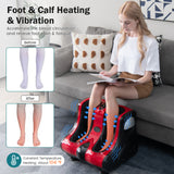 指压揉捏滚动振动加热足部按摩器 Shiatsu Kneading Rolling Vibration Heating Foot Massager