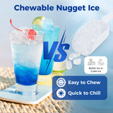 带冰勺和水盘的台面金块制冰机 Countertop Nugget Ice Maker with Ice Scoop and Water Tray