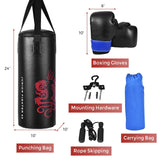 2 英尺儿童手套跳绳拳击套装 2 Feet Kids Gloves Skipping Rope Boxing Set