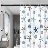 海星图案浴帘 180x180cm Printed Shower Curtain