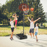 篮球框 5.6-6.5 英尺，高度可调节，适合儿童，带防碎篮板 Basketball Hoop 5.6-6.5 FT Height Adjustable for Kids with Shatterproof Backboard