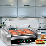 18 热狗 7 滚筒烧烤商用炊具 18 Hot Dog 7 Roller Grill Commercial Cooker