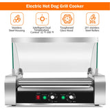 18 热狗 7 滚筒烧烤商用炊具 18 Hot Dog 7 Roller Grill Commercial Cooker