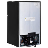 3.2 立方英尺紧凑型不锈钢冰箱 - 黑色 3.2 cu ft. Compact Stainless Steel Refrigerator-Black