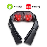 电动背颈揉捏肩部按摩器带加热带 Electric Back and Neck Kneading Shoulder Massager with Heat Straps