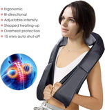 电动背颈揉捏肩部按摩器带加热带 Electric Back and Neck Kneading Shoulder Massager with Heat Straps