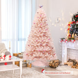 6/7 英尺人造圣诞树铰接全枞树 - 7 英尺 6/7 Feet Artificial Christmas Tree Hinged Full Fir Tree-7 ft