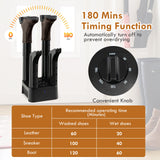 防臭、防霉、防细菌 4 鞋电烘干机带定时器-黑色 Prevent Odor Mold & Bacteria 4 Shoe Electric Dryer with Timer-Black