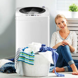7.7 磅便携式自动洗衣机带排水泵 7.7 lbs Portable Automatic Laundry Washing Machine with Drain Pump
