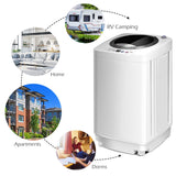 7.7 磅便携式自动洗衣机带排水泵 7.7 lbs Portable Automatic Laundry Washing Machine with Drain Pump