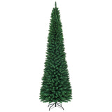 PVC 人造细铅笔圣诞树 - 9 英尺 PVC Artificial Slim Pencil Christmas Tree-9'