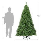 PVC 人造圣诞树高级铰链 - 7.5 英尺 PVC Artificial Christmas Tree Premium Hinged-7.5 ft