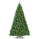 优质人造铰链 PVC 圣诞树，带金属支架，9 英尺 Premium Artificial Hinged PVC Christmas Tree with Metal Stand-9 ft