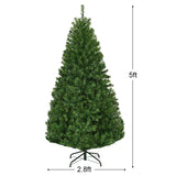 人造高级铰接圣诞树 - 5 英尺 Artificial Premium Hinged Christmas Tree-5 ft